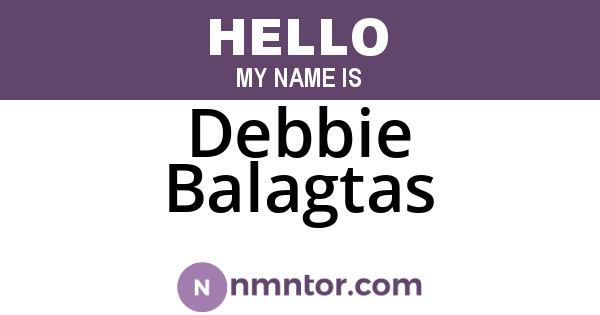 Debbie Balagtas
