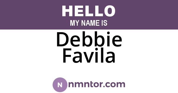 Debbie Favila