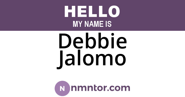 Debbie Jalomo
