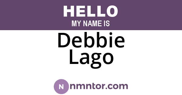 Debbie Lago