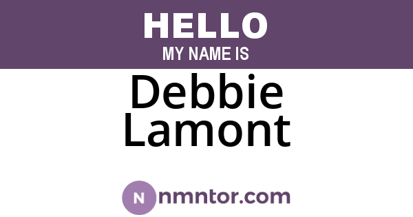 Debbie Lamont
