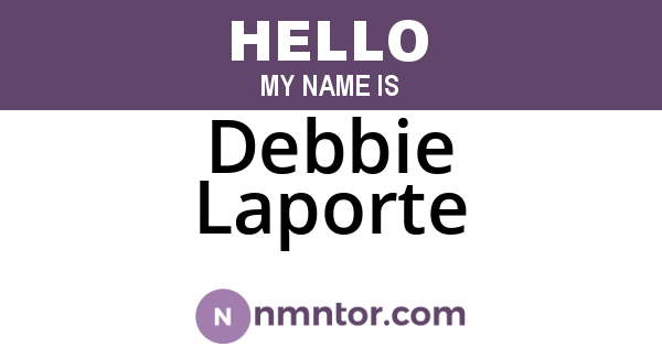 Debbie Laporte