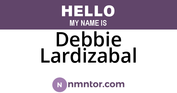 Debbie Lardizabal