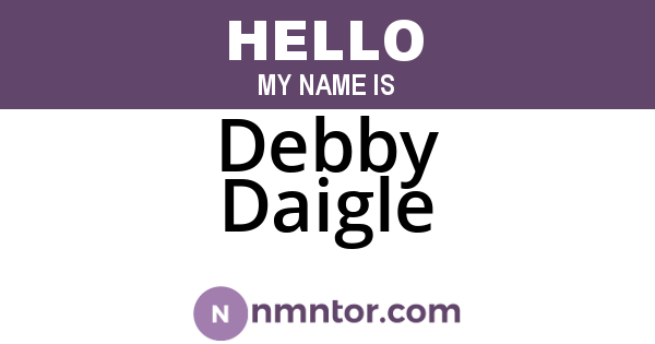 Debby Daigle