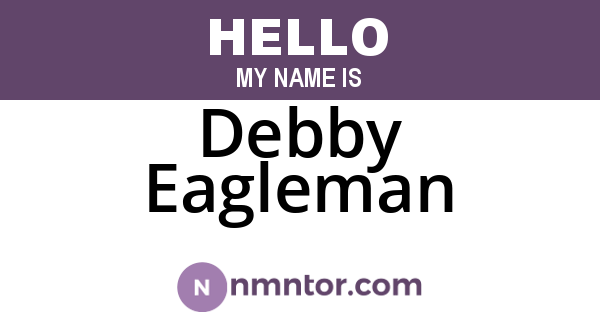 Debby Eagleman