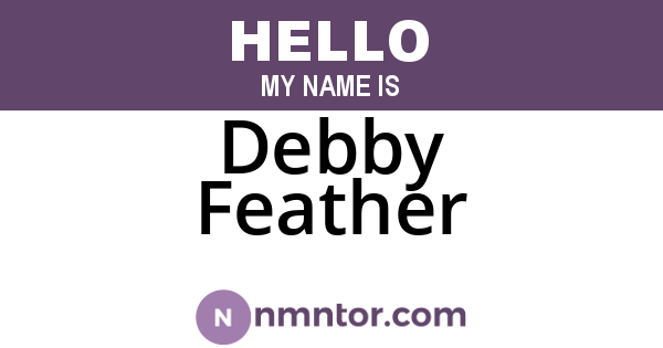 Debby Feather