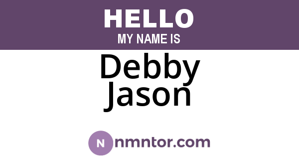 Debby Jason