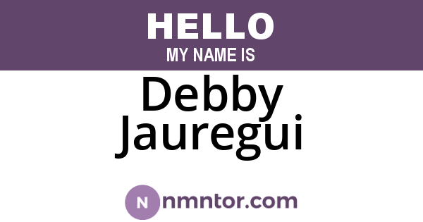 Debby Jauregui