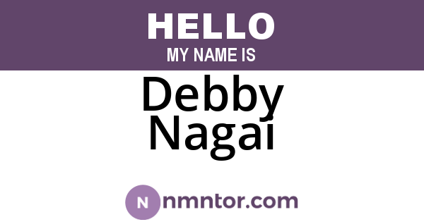 Debby Nagai