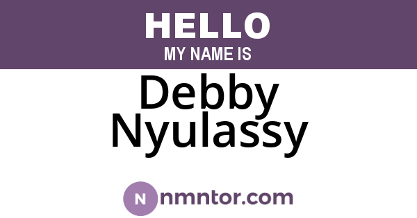 Debby Nyulassy