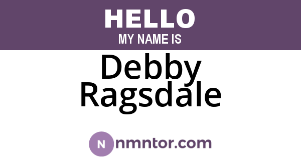 Debby Ragsdale