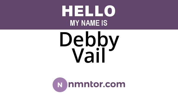 Debby Vail