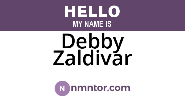 Debby Zaldivar