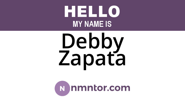 Debby Zapata