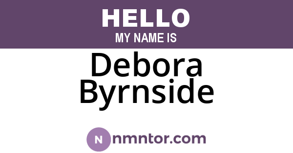 Debora Byrnside
