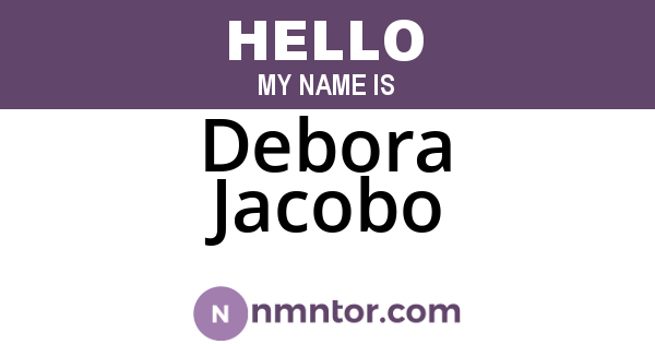 Debora Jacobo