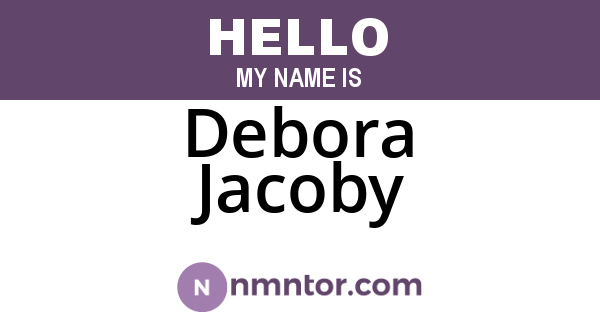Debora Jacoby