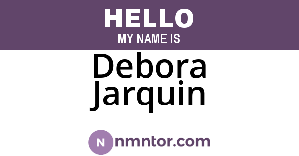Debora Jarquin