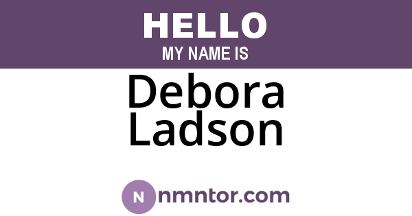 Debora Ladson