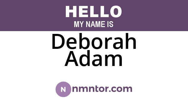 Deborah Adam