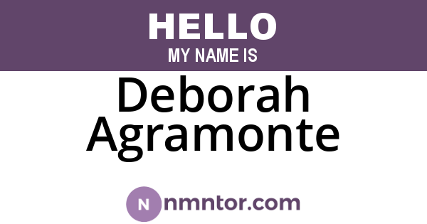 Deborah Agramonte