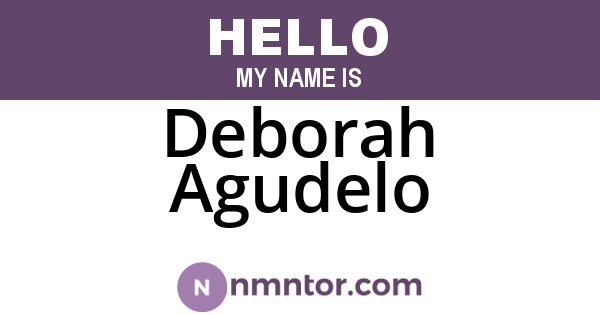 Deborah Agudelo