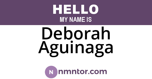 Deborah Aguinaga