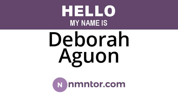 Deborah Aguon