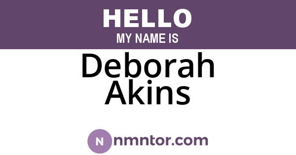 Deborah Akins