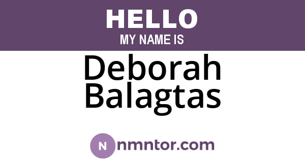 Deborah Balagtas