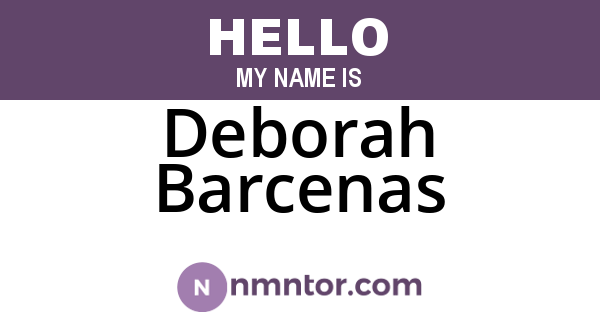 Deborah Barcenas