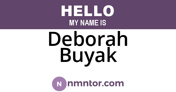 Deborah Buyak