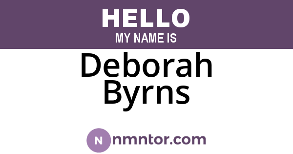 Deborah Byrns