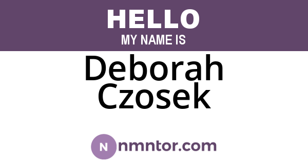 Deborah Czosek
