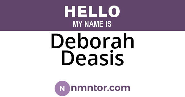 Deborah Deasis