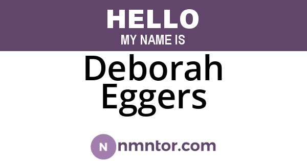 Deborah Eggers