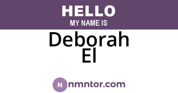 Deborah El