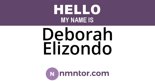 Deborah Elizondo