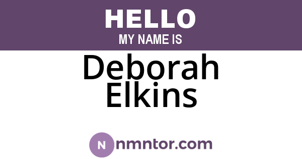 Deborah Elkins