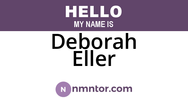 Deborah Eller