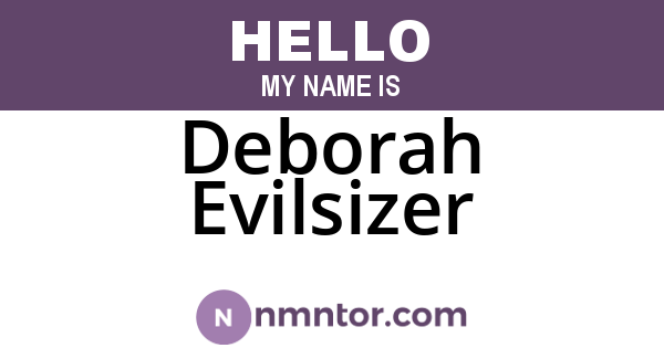 Deborah Evilsizer
