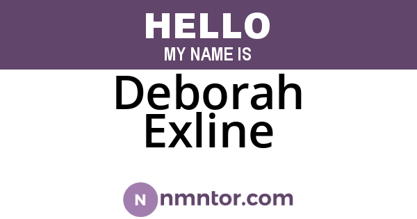 Deborah Exline