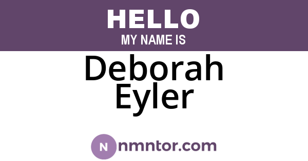 Deborah Eyler