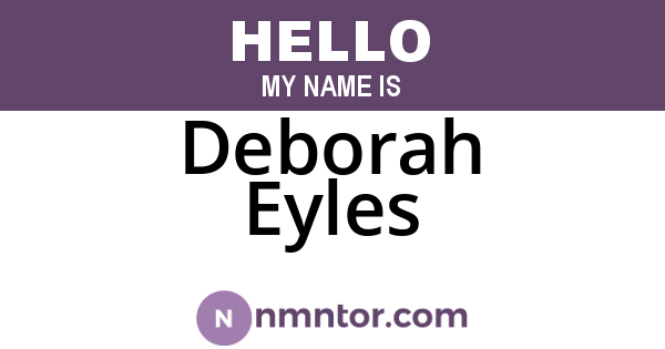 Deborah Eyles