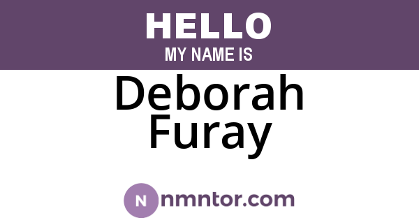Deborah Furay
