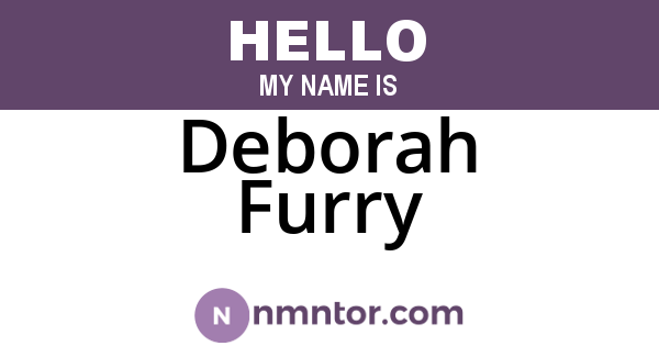 Deborah Furry