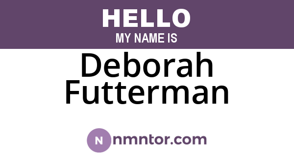 Deborah Futterman