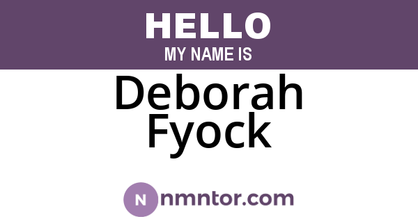 Deborah Fyock