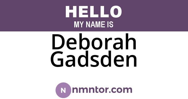 Deborah Gadsden