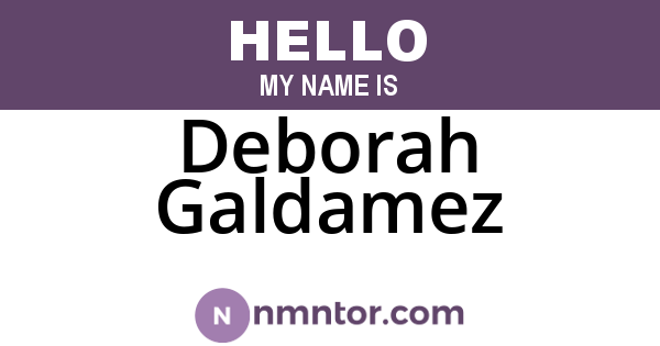 Deborah Galdamez